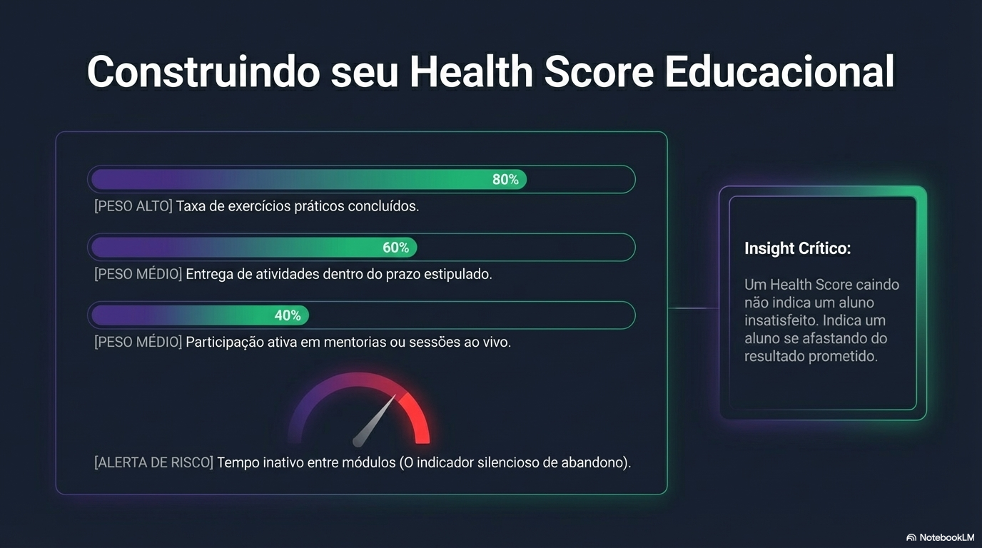 Exercicios praticos (80%), entregas no prazo (60%), participacao em mentorias (40%)