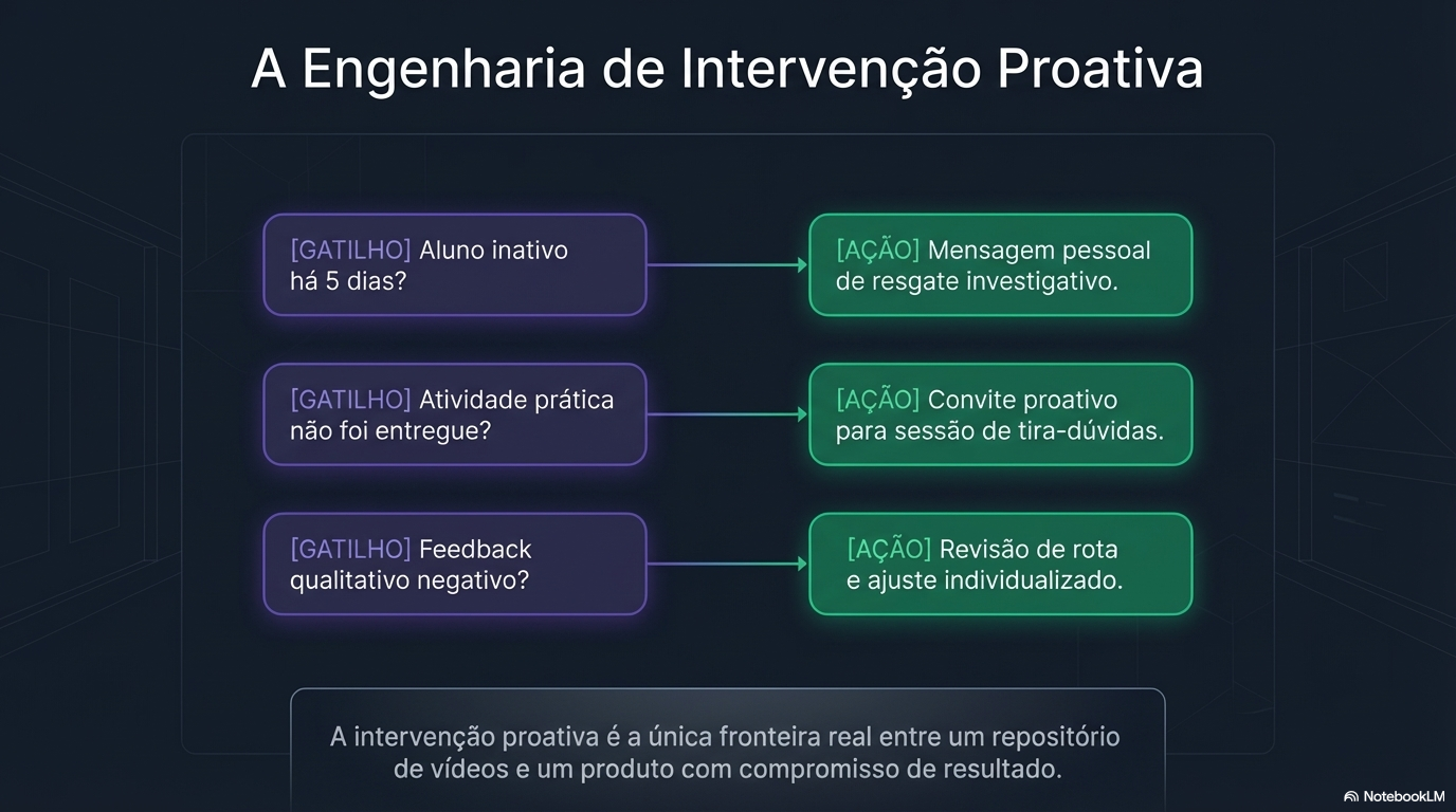 Gatilhos de risco e acoes de resgate automatizadas